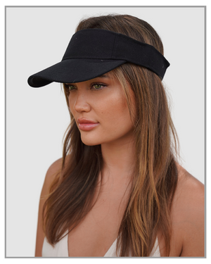 Classic Black Sun Visor