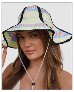 Asian Style Colored Folding Weaved Sun Hat