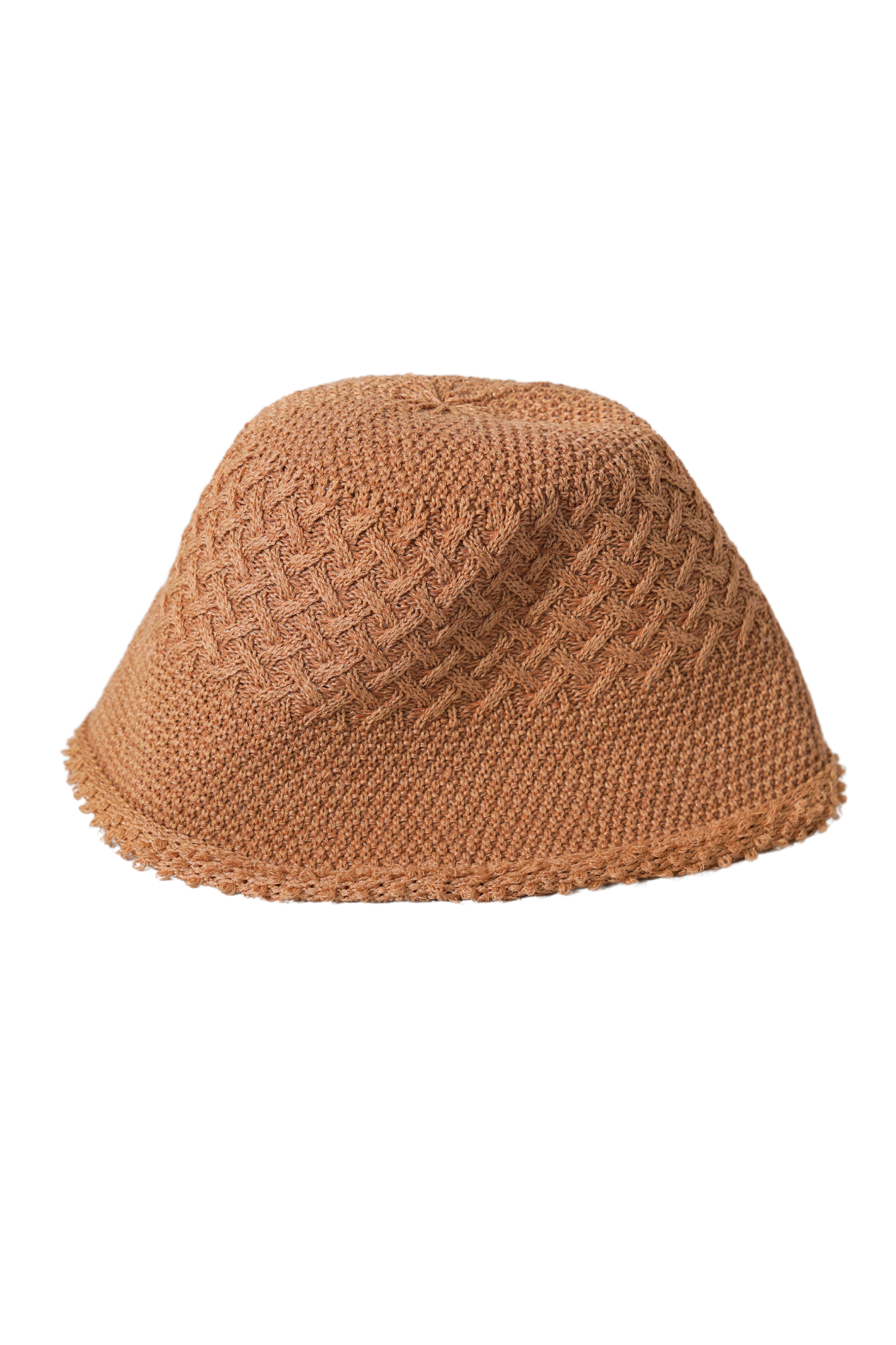 Kylie Brown Knitted Crocheted Bucket Hat