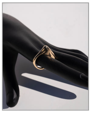 Oblong Gold Ring