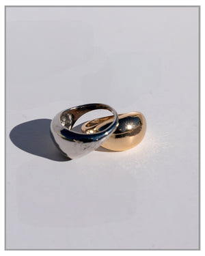 Dome Silver Ring