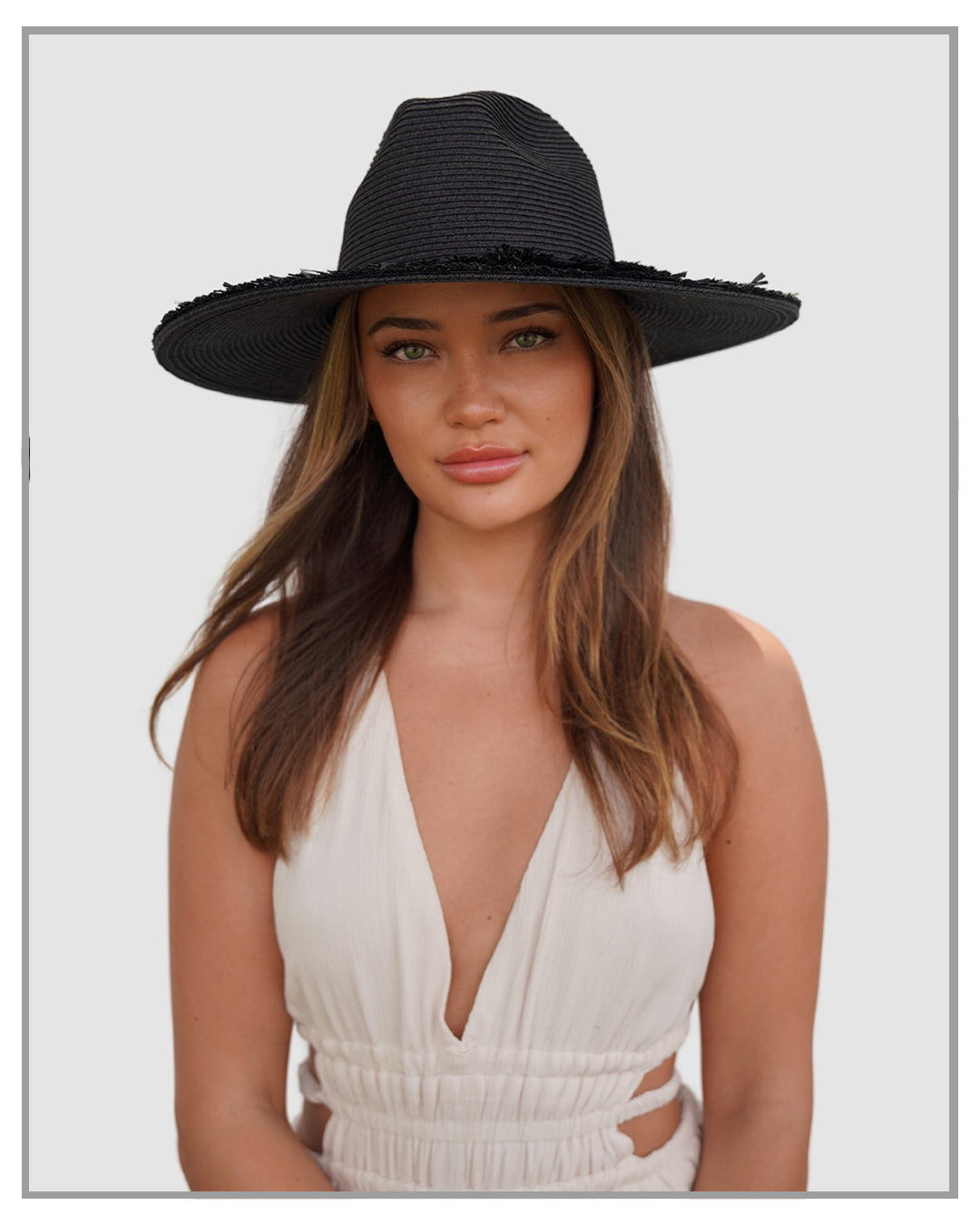 Coastal Chic Straw Panama Hat