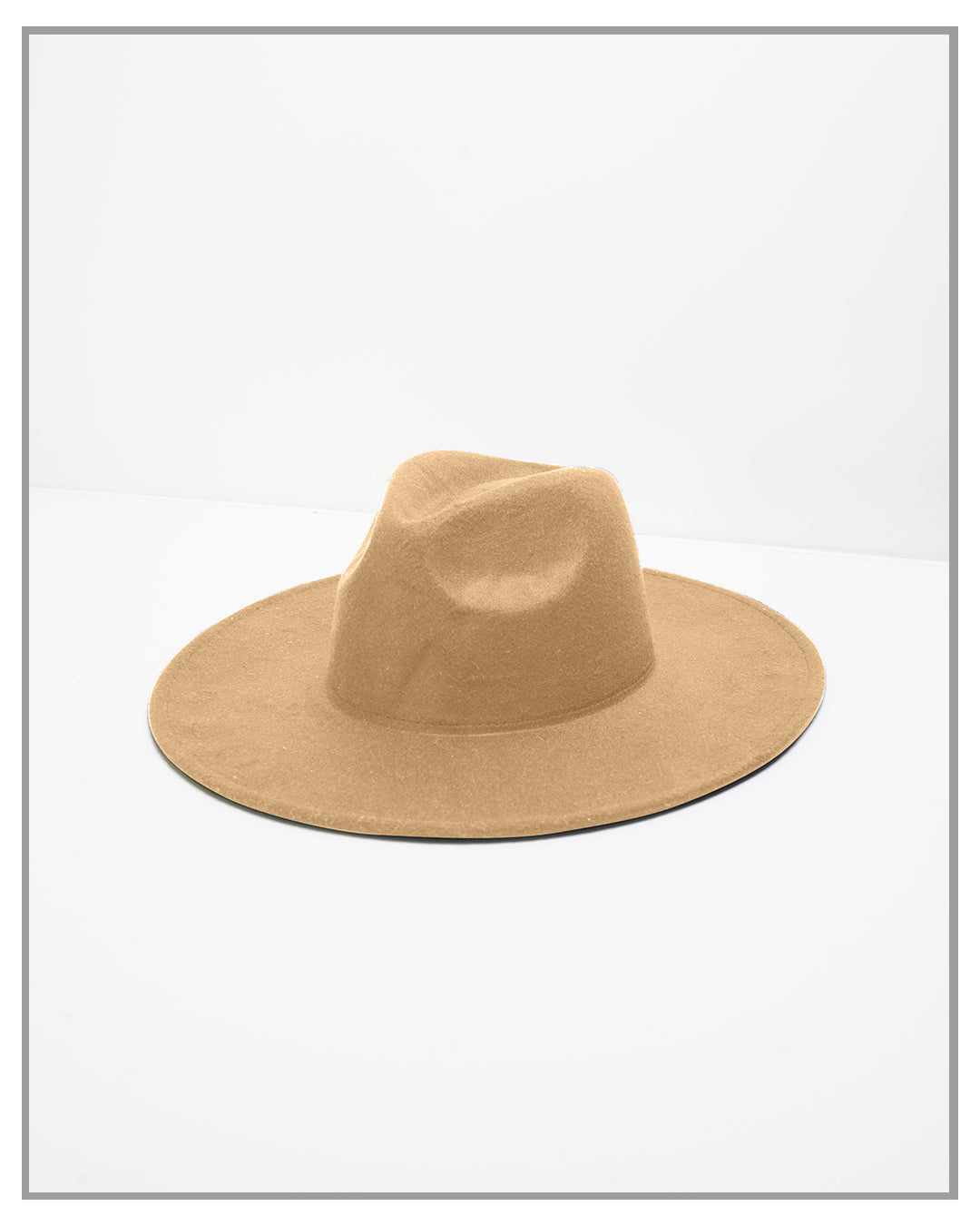 Cognac Fedora Hat