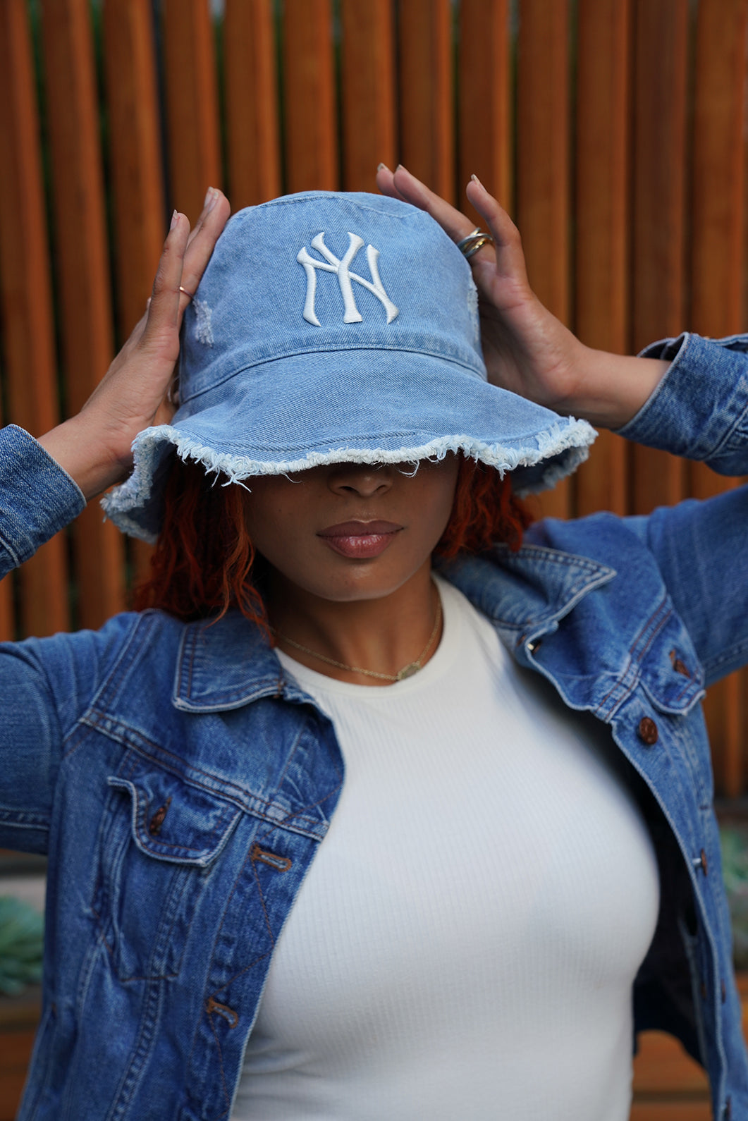 NY Denim Bucket Hat