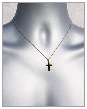 Waterproof Gold Cross Necklace Set for Men / 316L stainless steel, chain for guys / Jewelry gifts for men, guys (Copy)