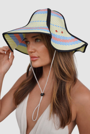 Asian Style Colored Folding Weaved Sun Hat