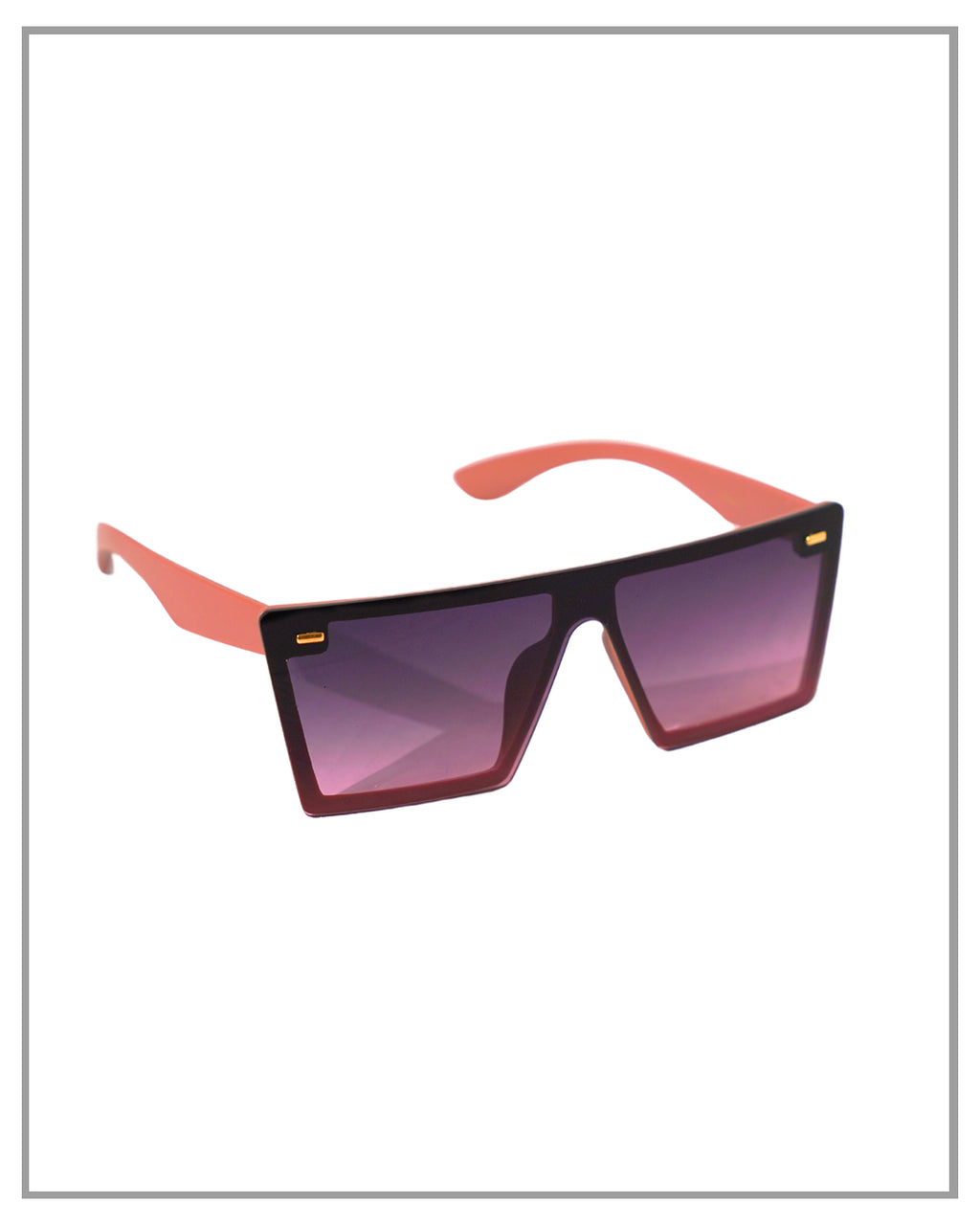 Milan Muse Oversized Orange Shades