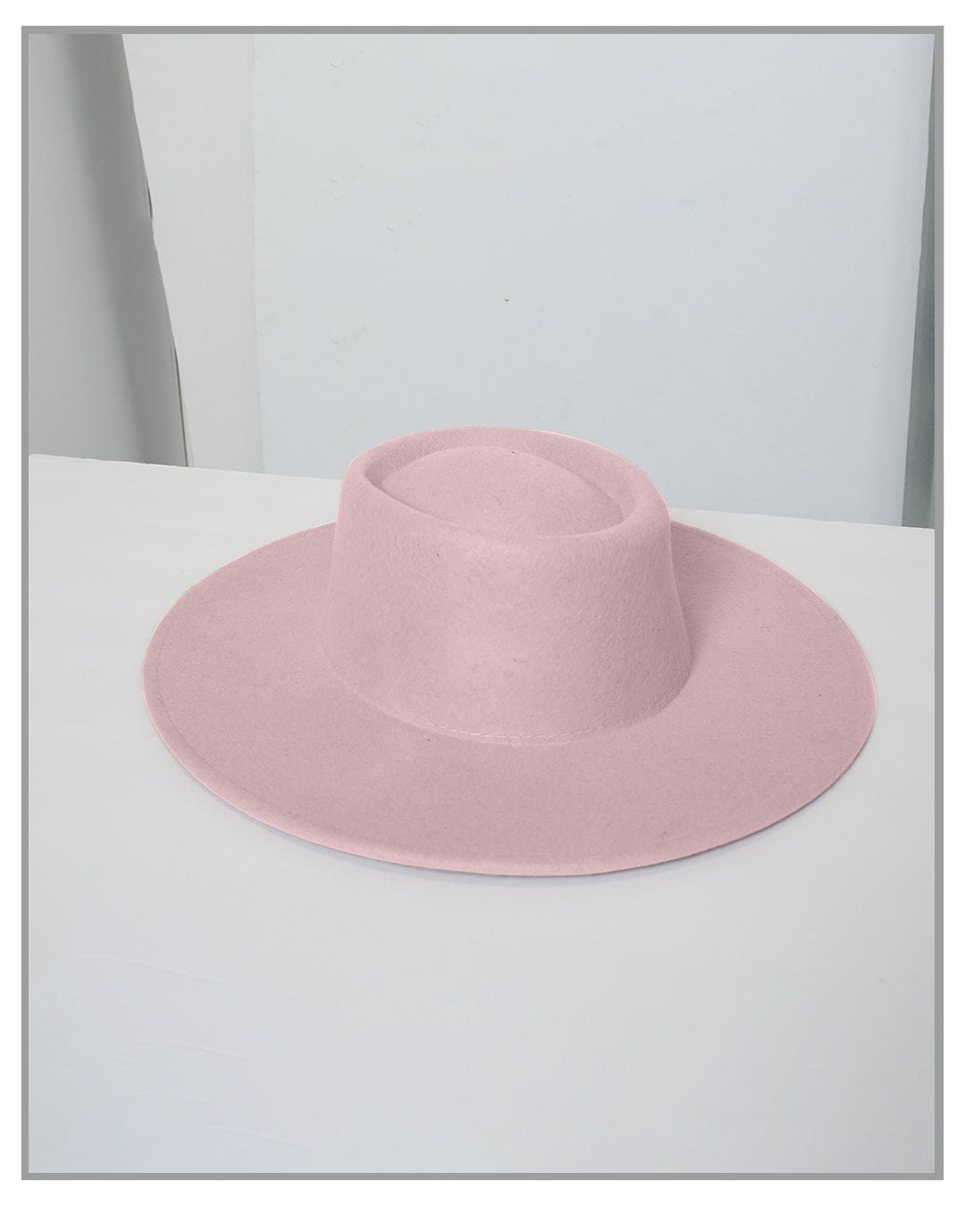 Old Rose Boater Fedora Hat