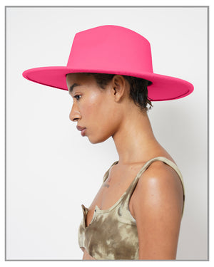 Pink Fedora Hat