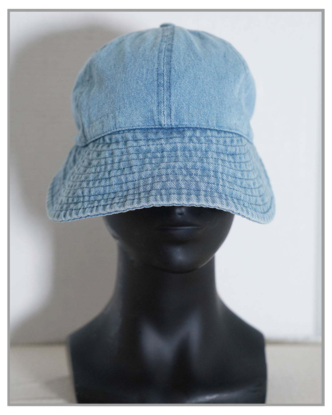 Washed Denim Bucket Hat