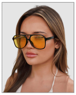 Yellow Mood Driver Sunglasses