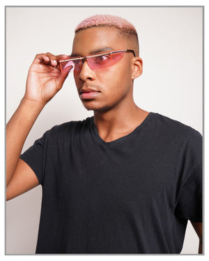 Pink Hybrid Papi Sunglasses - truthBlack