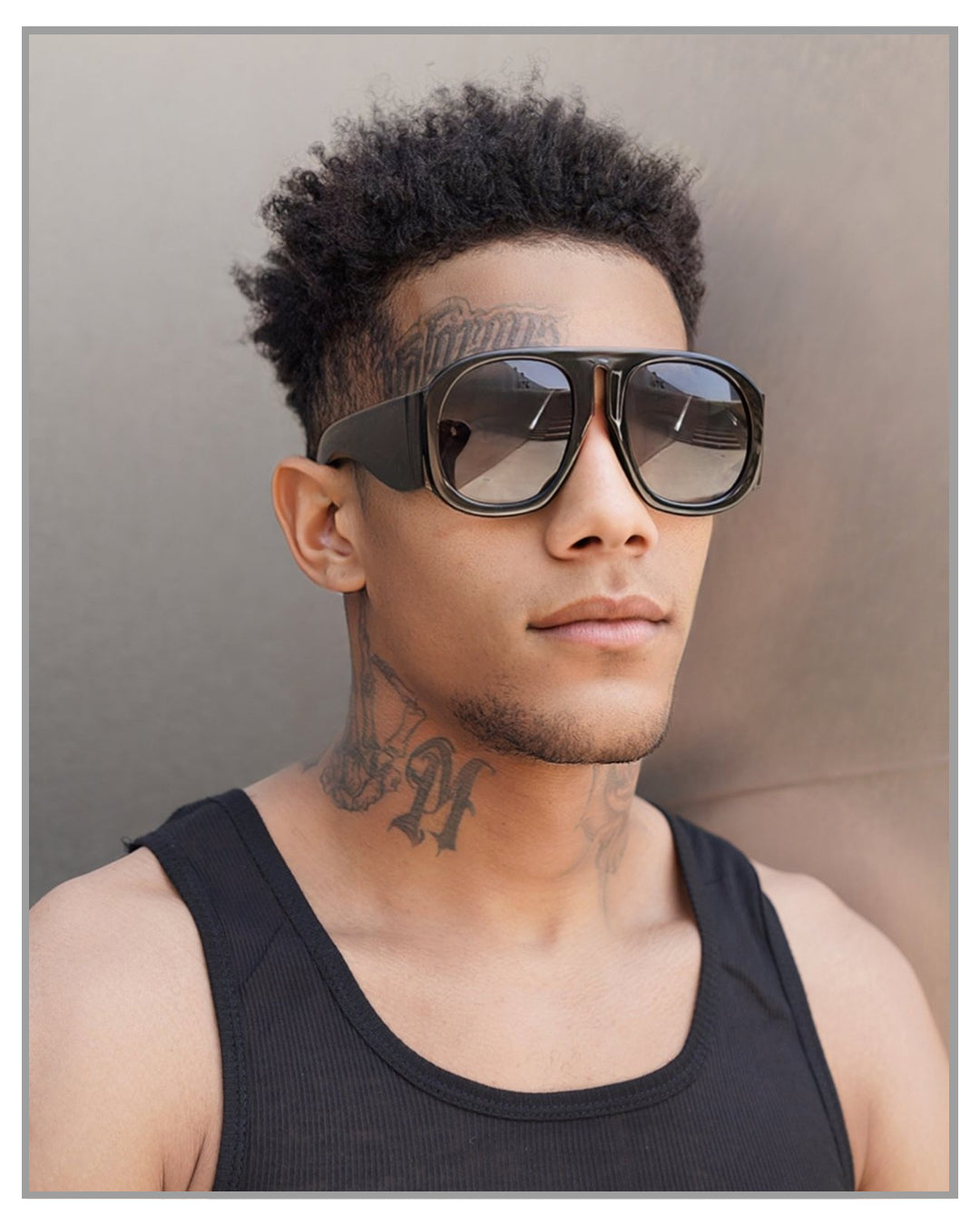Black Retro Lookers Oversize Sunglasses Shop - truthBlack
