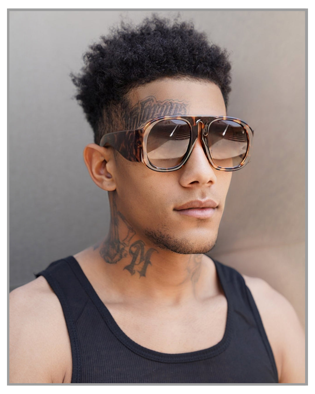 Tortoise Retro Lookers Oversize Sunglasses Shop - truthBlack