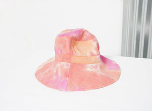 Sorbet Tie-Dye Oversized Bucket Hat - truthBlack