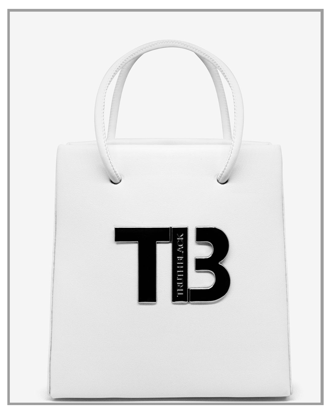 White Gift Me Bag Mini - truthBlack