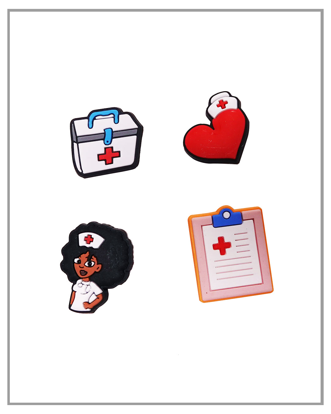 Nurse Croc Jibbitz ( 4pcs/Pack )