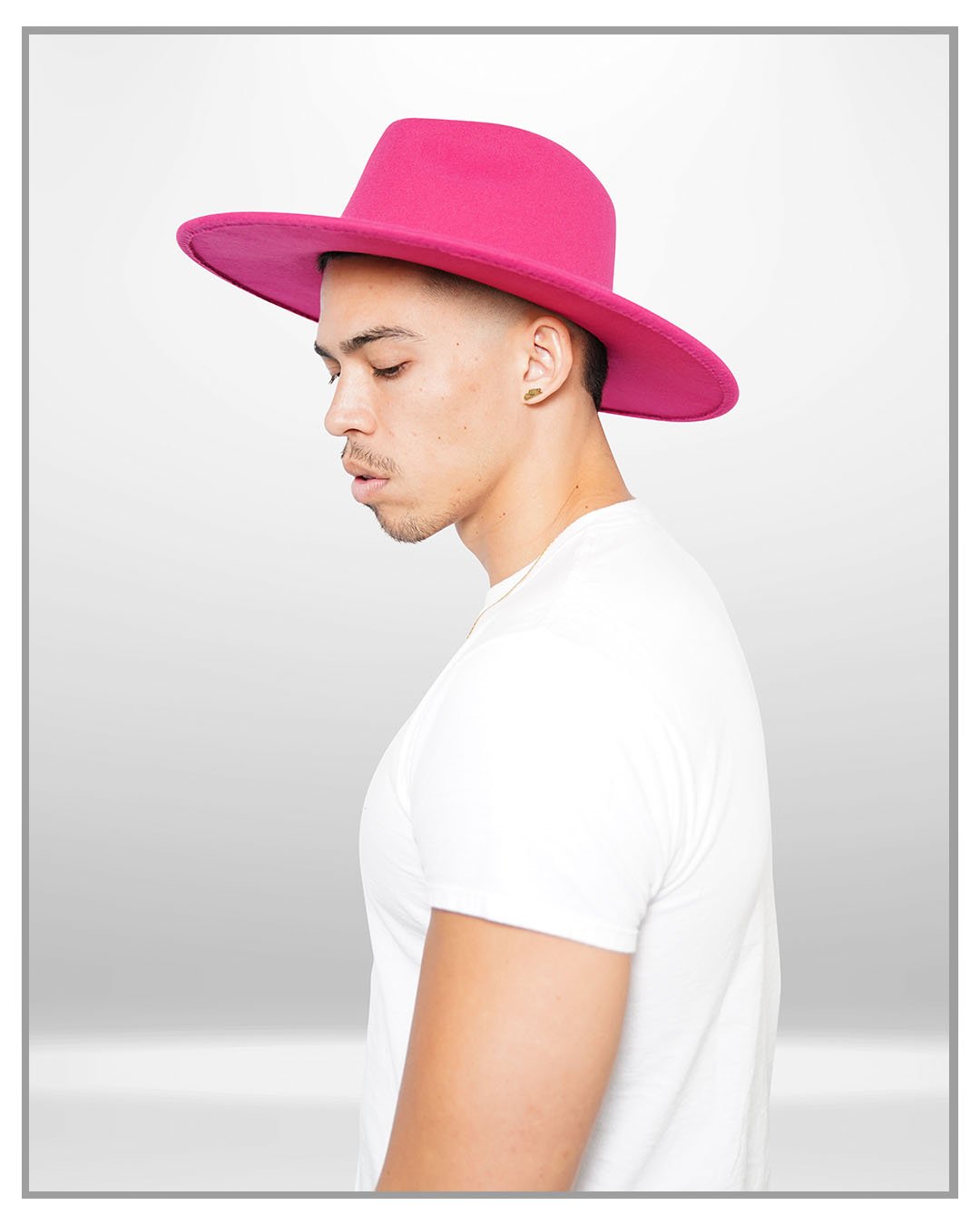Hot Pink Fedora Hat