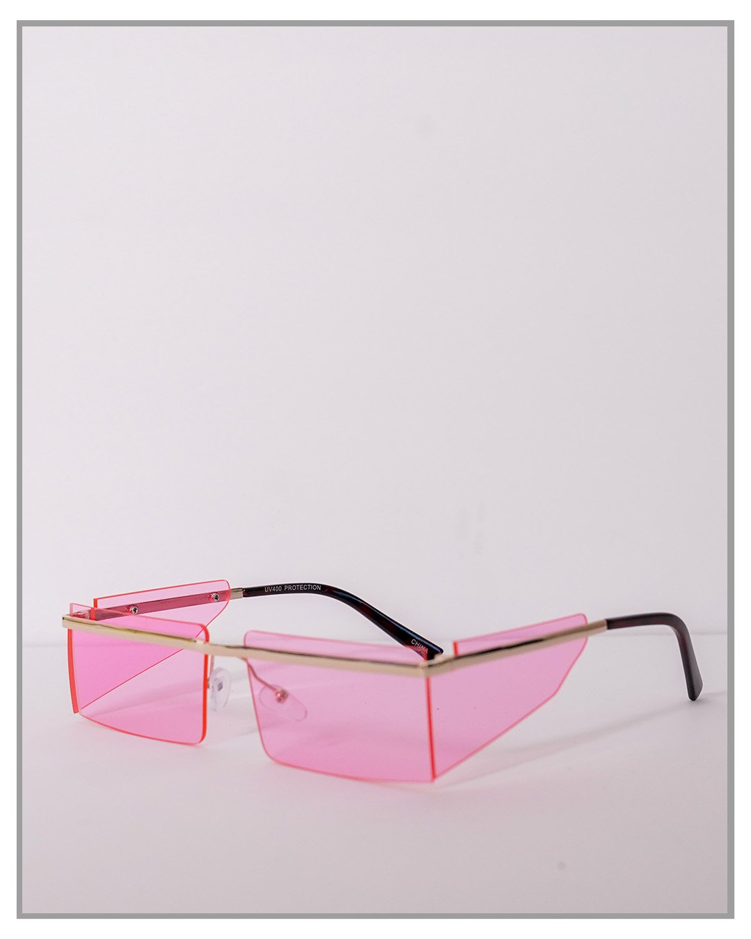 Pink Hybrid Papi Sunglasses - truthBlack