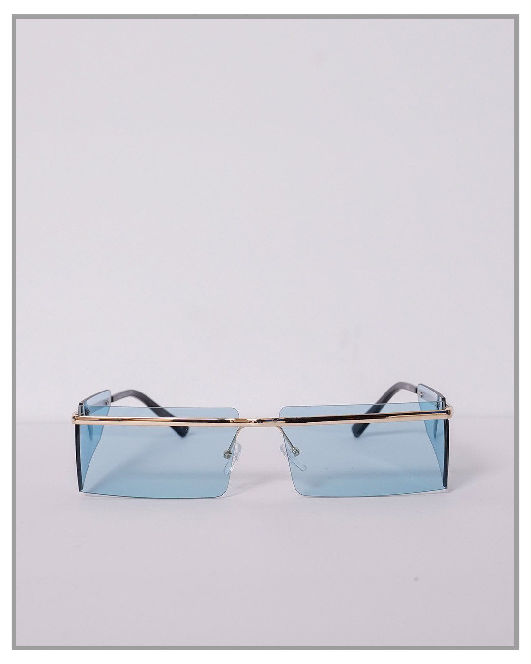 Blue Hybrid Papi Sunglasses - truthBlack