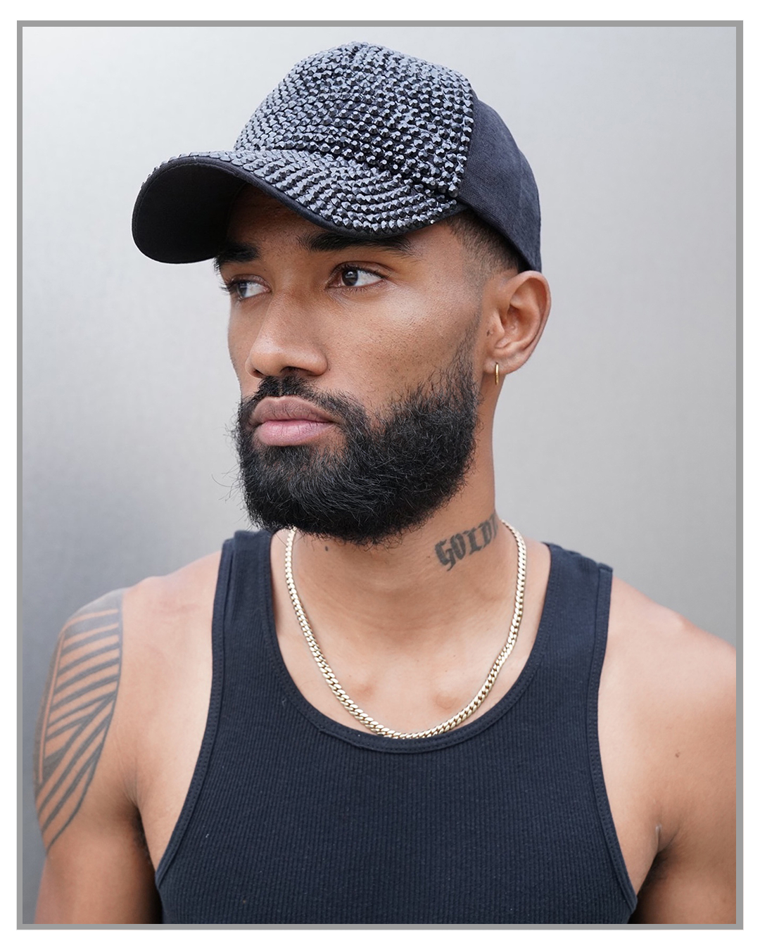 Rhinestone ball cap hotsell